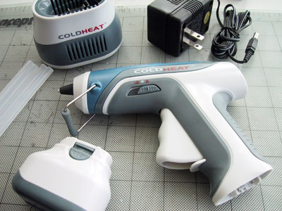 Cold Heat Instant Heat Cordless Rechargeable Glue Gun 