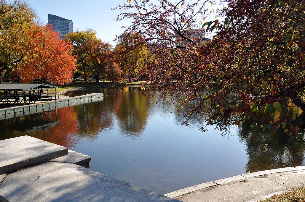 Rainy Day Destinations Fall At The Boston Public Garden