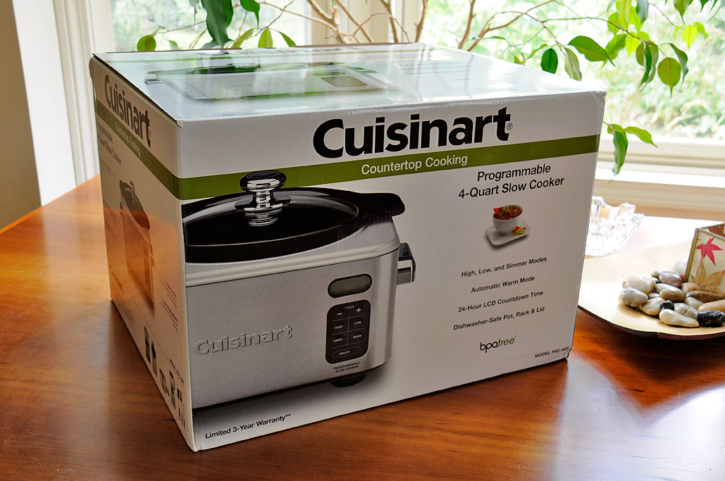 RainyDayKitchen: Cuisinart 4-Quart Slow Cooker FirstLook by Wan Chi Lau  September 24, 2012